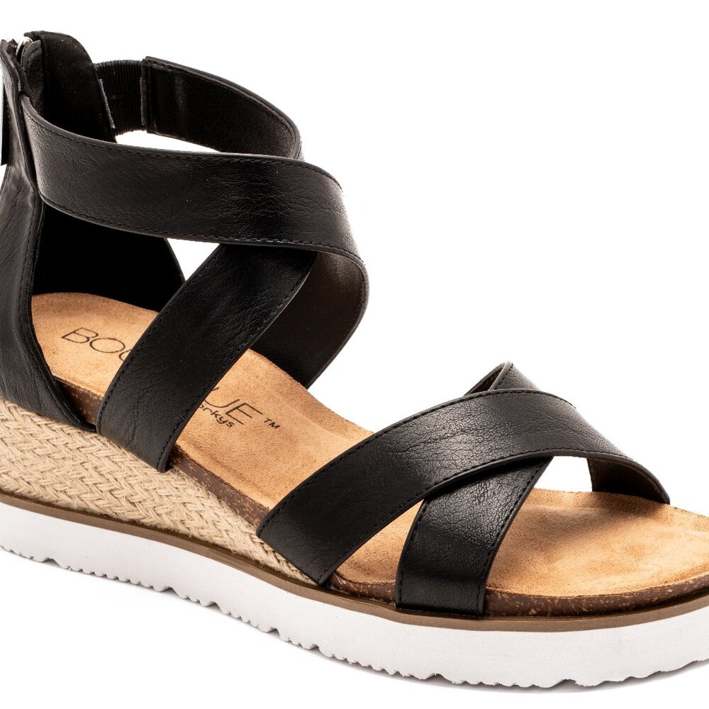 DOUBLE DUTCH BLACK SANDAL - NEW IN BOX